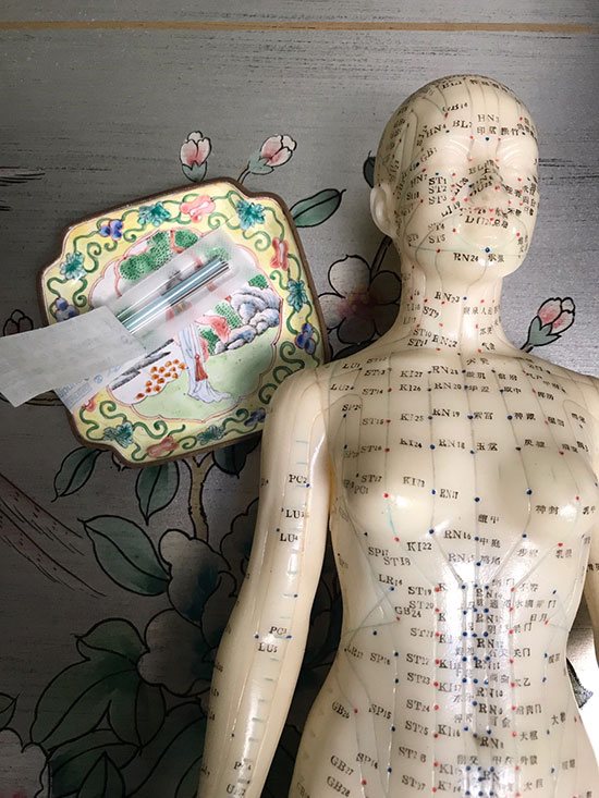 Acupuncture doll